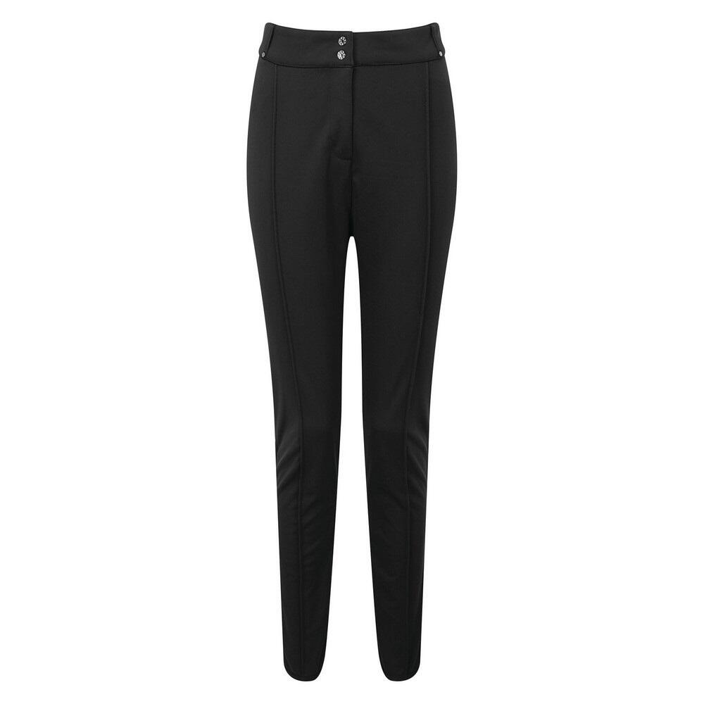 Womens/Ladies Sleek Ski Trousers (Black) 1/4