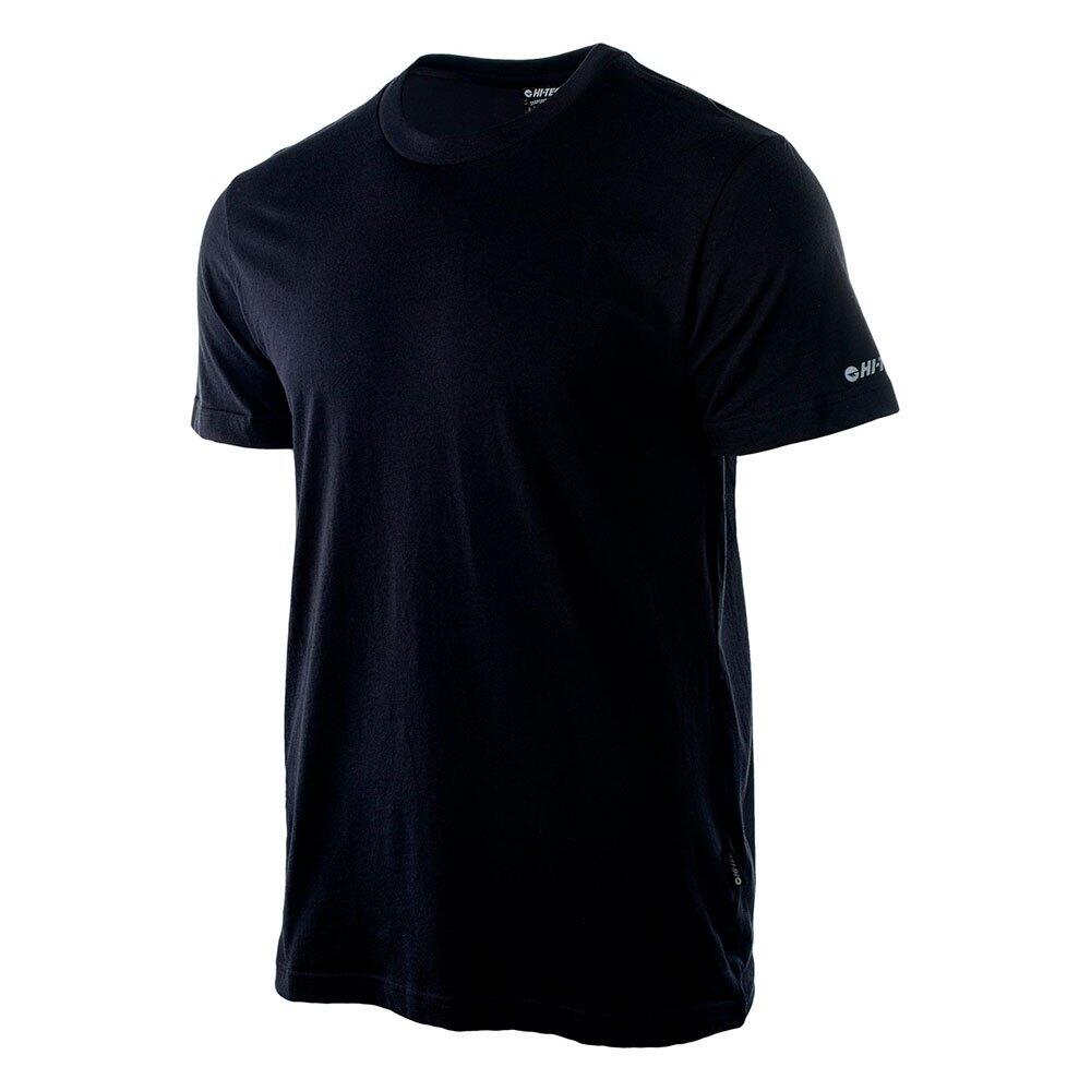 Camiseta Lisos para Hombre Negro 3/3