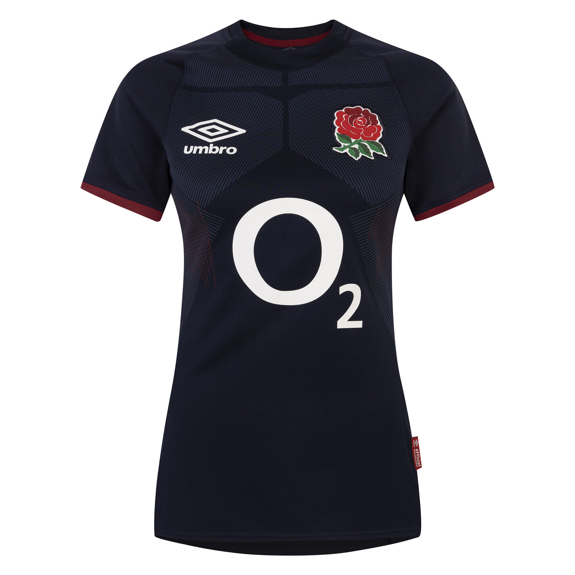 UMBRO Womens/Ladies 23/24 England Rugby Alternative Jersey (Navy Blue/White/Red)