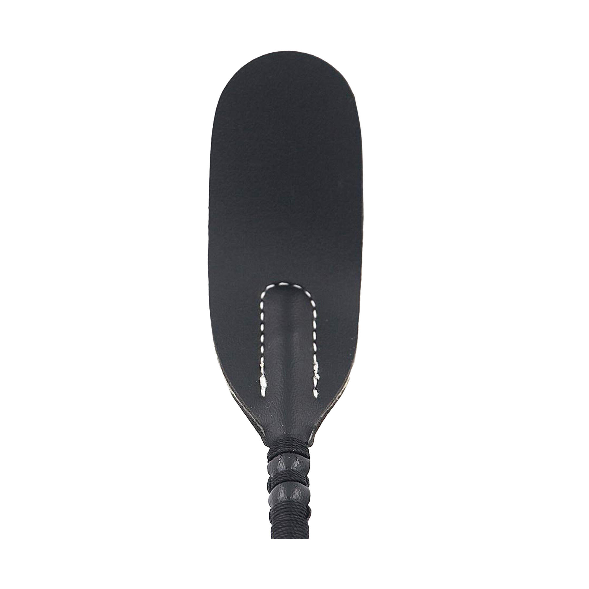 Leather Touch Crop (Black) 2/3