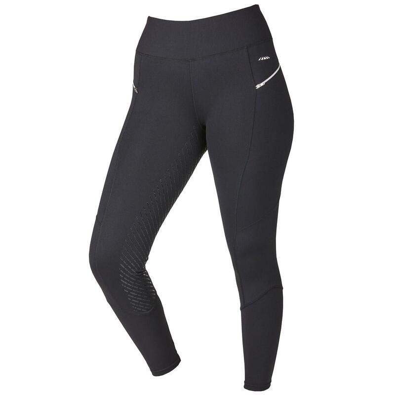 "Veda" Reitleggings für Damen Schwarz