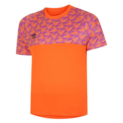 Maillot De Gardien De But Manches Courtes FLUX Enfant (Orange Vif / Rose