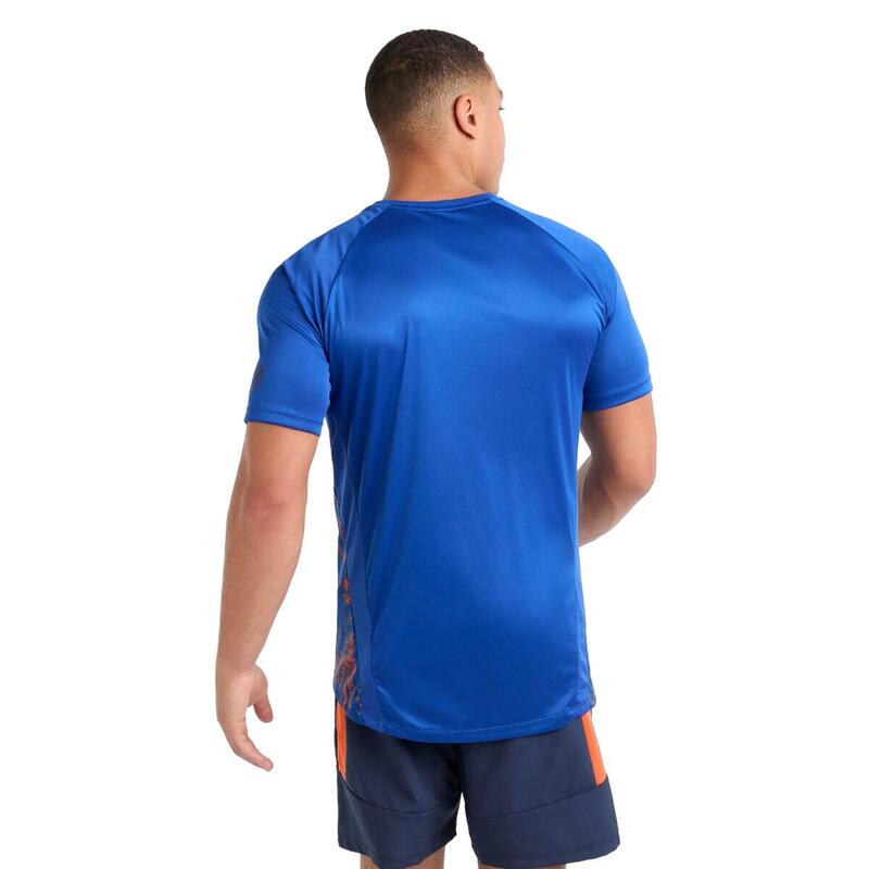 "Pro Elite" Trikot für Training Herren Surf /Vermillion Orange