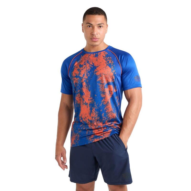 "Pro Elite" Trikot für Training Herren Surf /Vermillion Orange