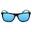 Volwassen unisex zonnebril Ajon (Glanzend zwart/malibu blauw)