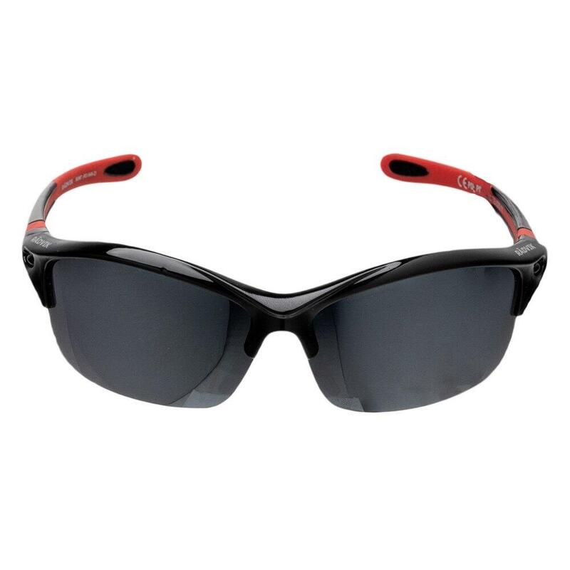 Unisex zonnebril voor volwassenen (Zwart/Tangerine Tango)