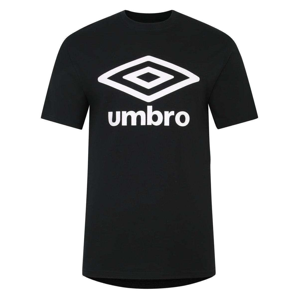 UMBRO Mens Team TShirt (Black/White)