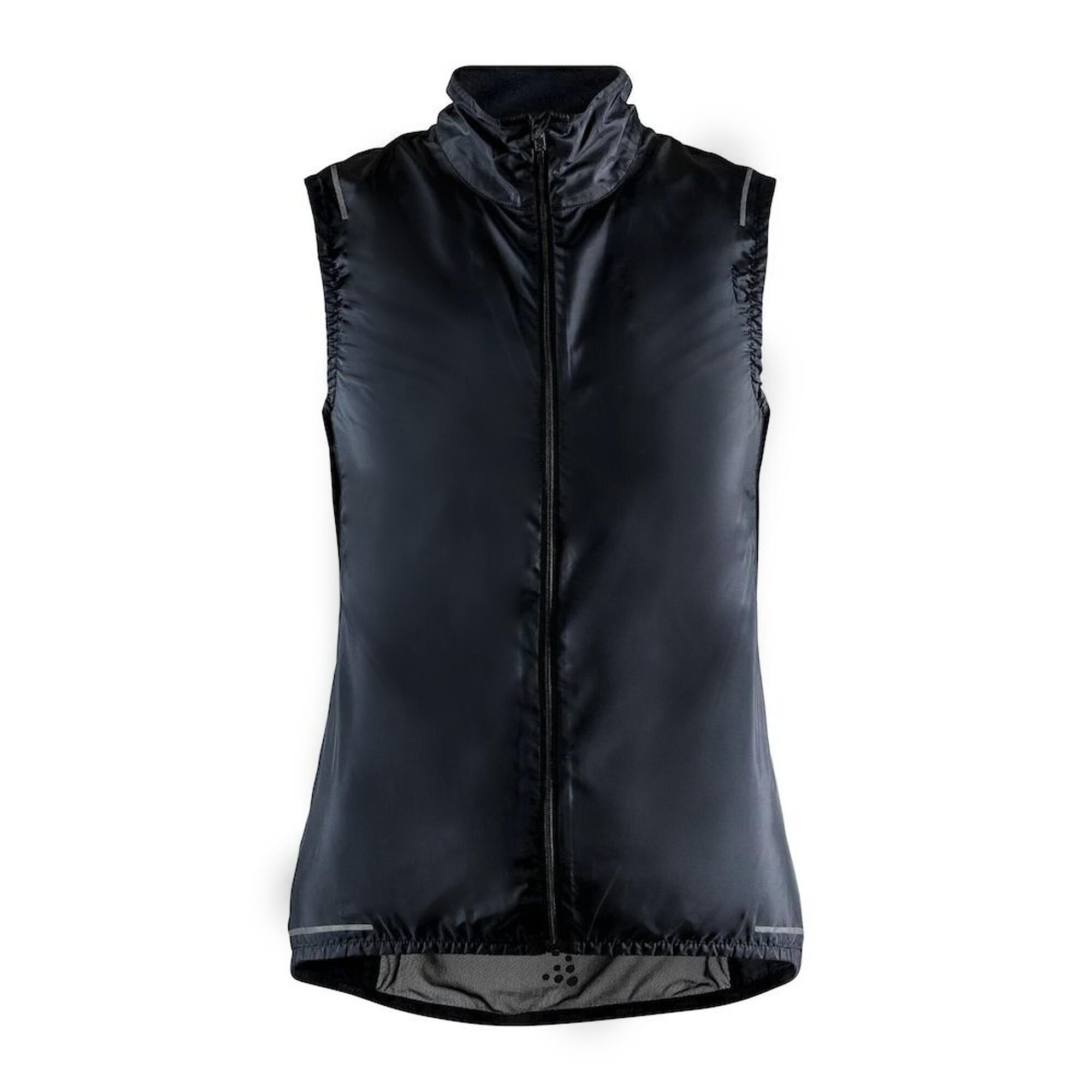 Womens/Ladies Essence Light Windproof Gilet (Black) 1/3