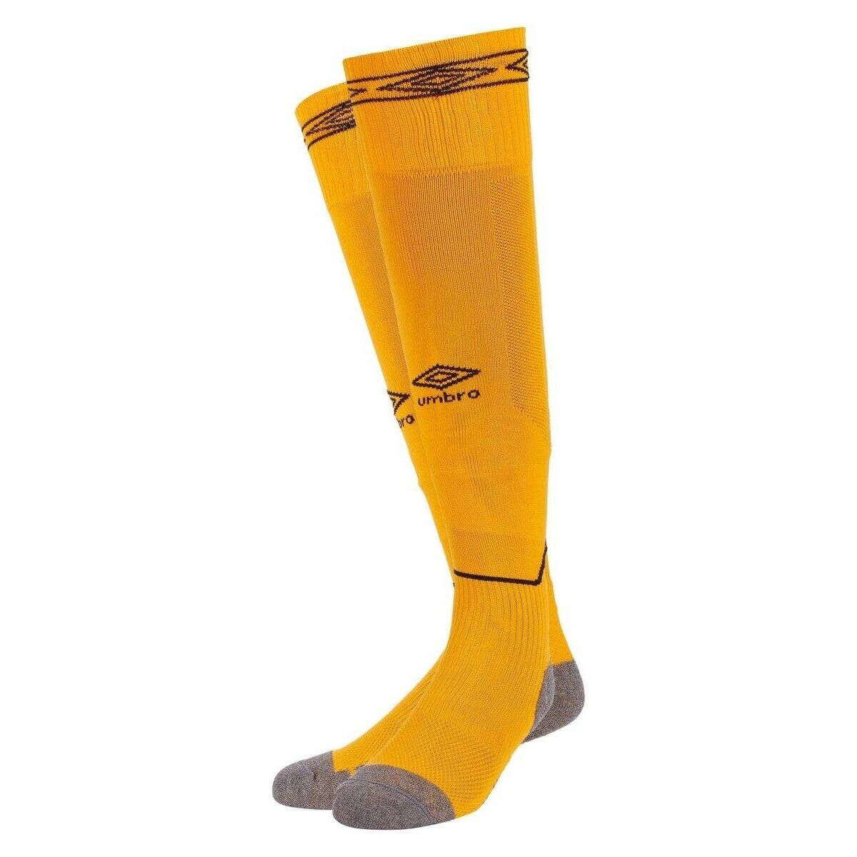 UMBRO Diamond Football Socks (Amber/Black)