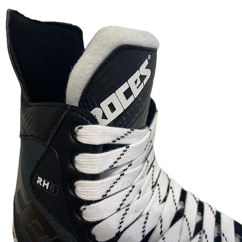 Patin de hockey sur glace Noir/Blanc Adultes ROCES