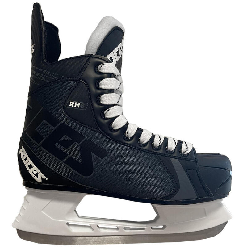 Eishockey Schlittschuh Schwarz/Weiß Erwachsene ROCES RH 6