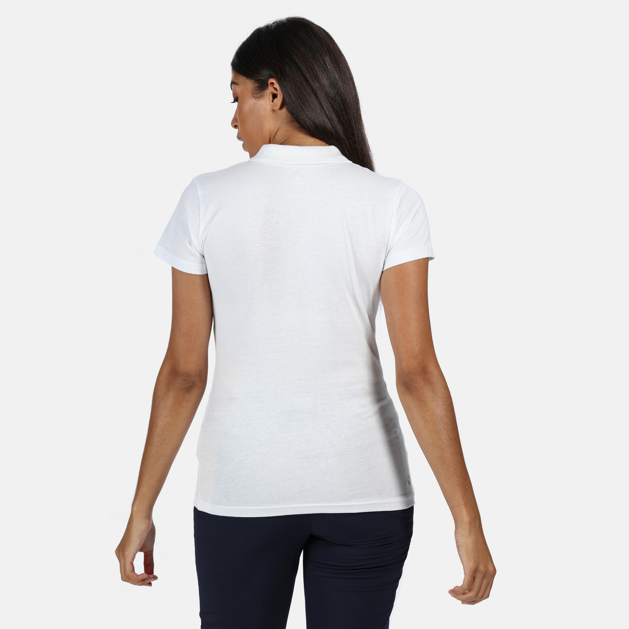 Womens/Ladies Sinton Polo Shirt (White) 2/5