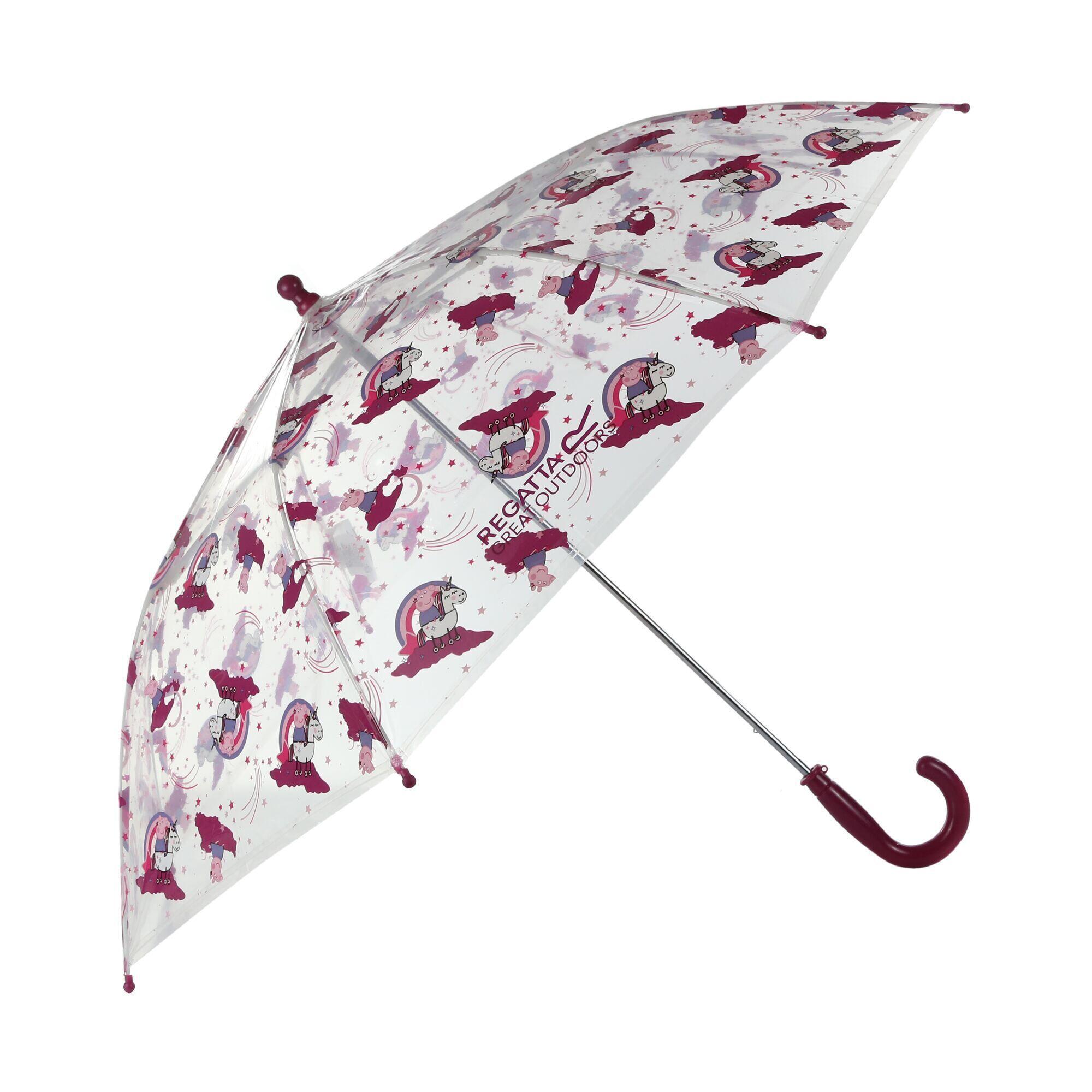 REGATTA Wonder Peppa Pig Stick Umbrella (Raspberry Radiance)