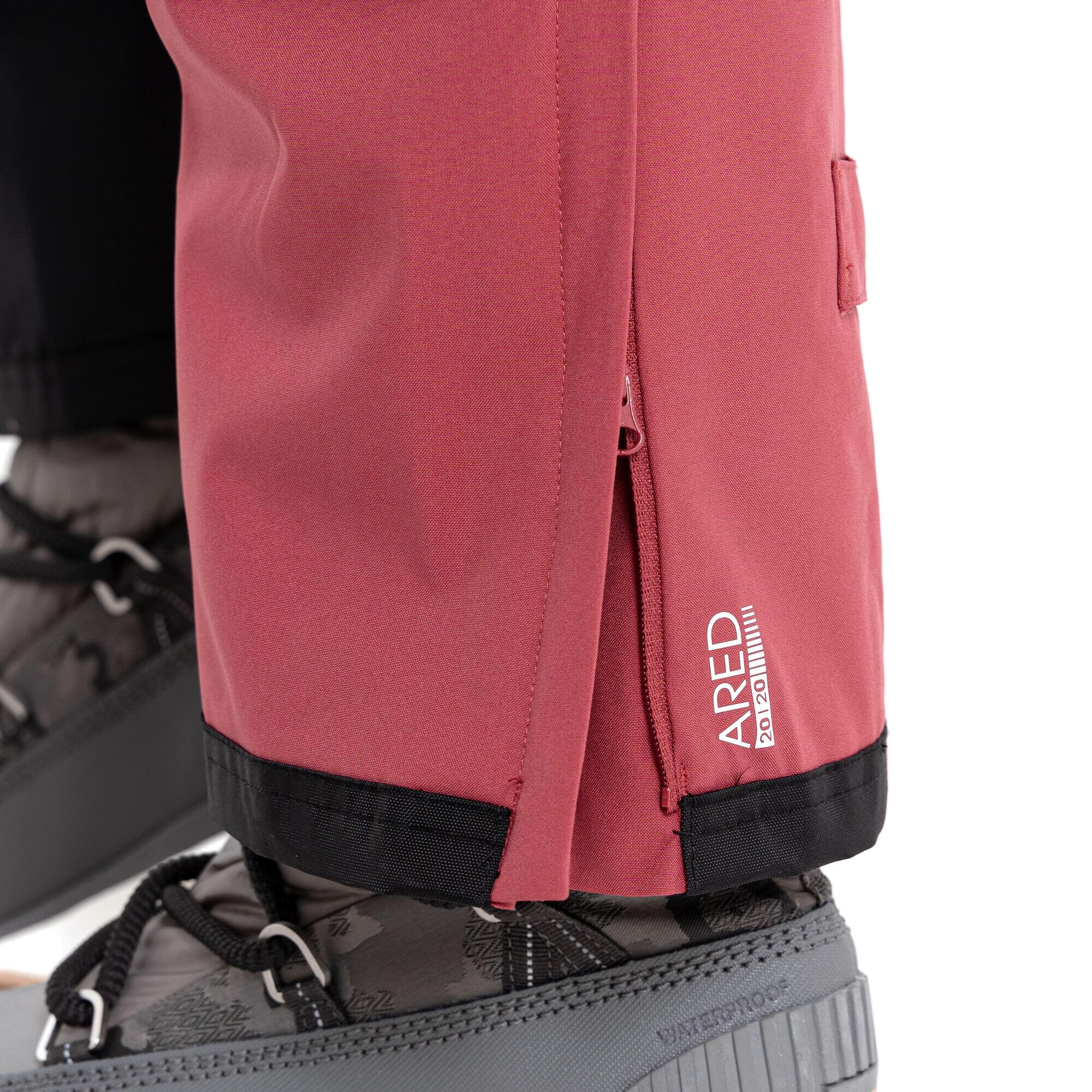 Womens/Ladies Effused II Waterproof Ski Trousers (Earth Rose) 3/5