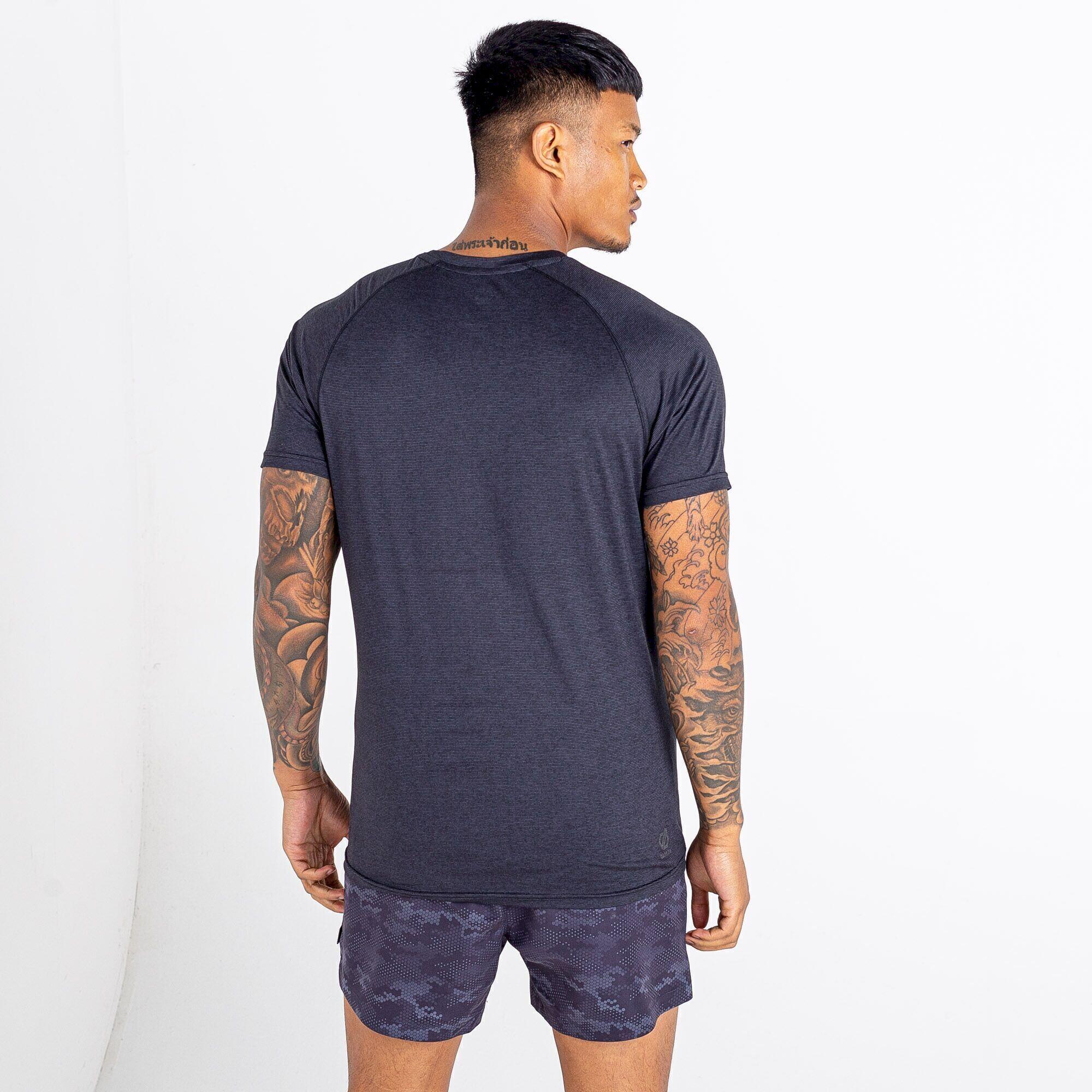 Mens Persist Marl TShirt (Black) 1/5