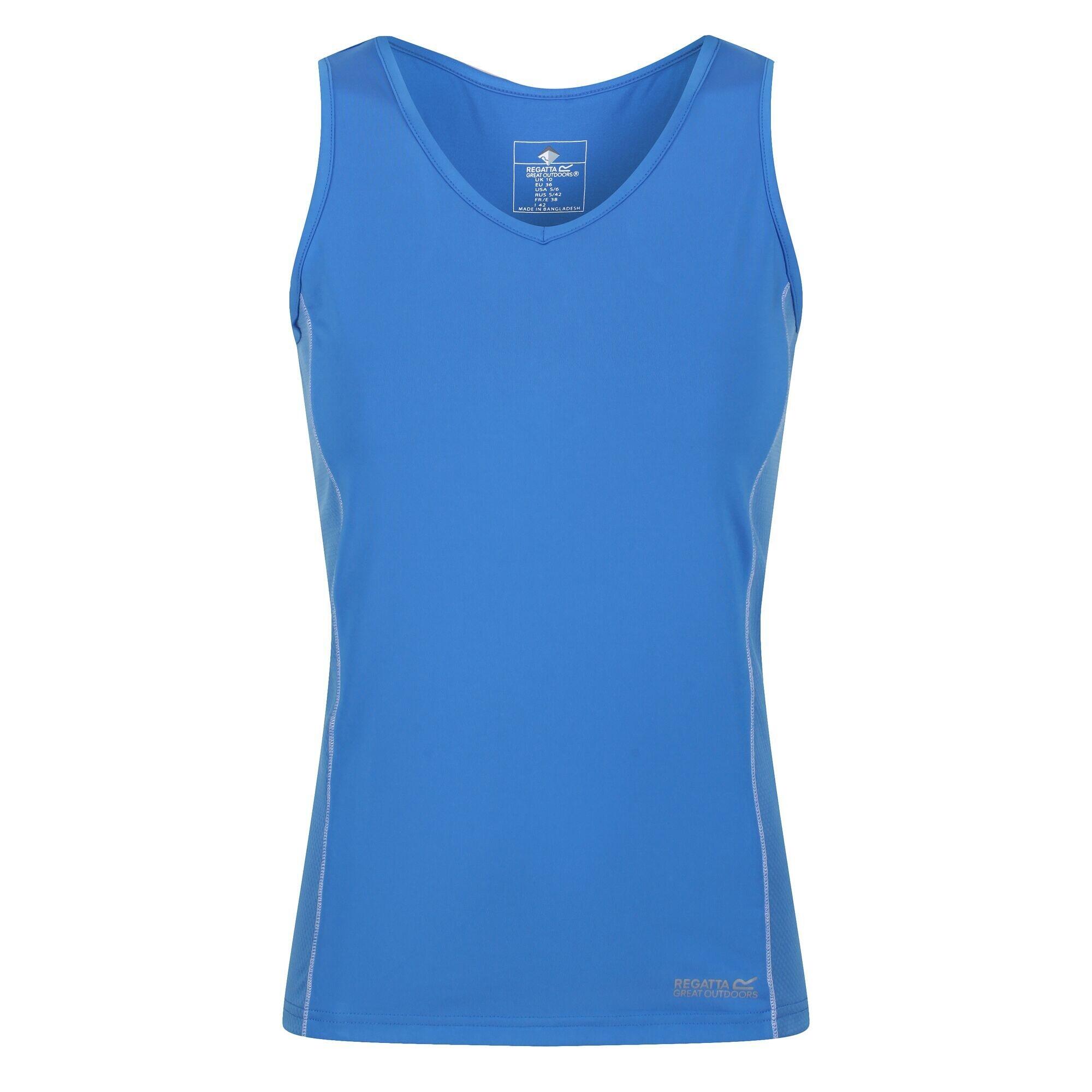 Womens/Ladies Varey Active Vest (Sonic Blue) 1/5