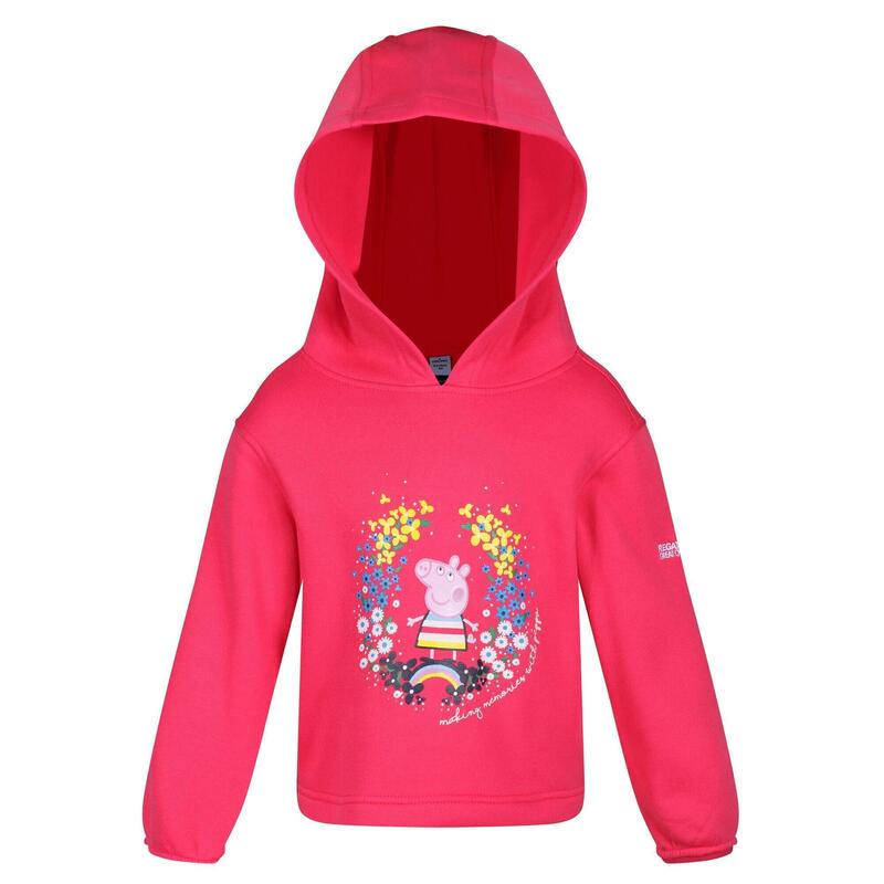 Kinder/Kids Peppa Pig Overhead Hoodie (Heldere Blush)