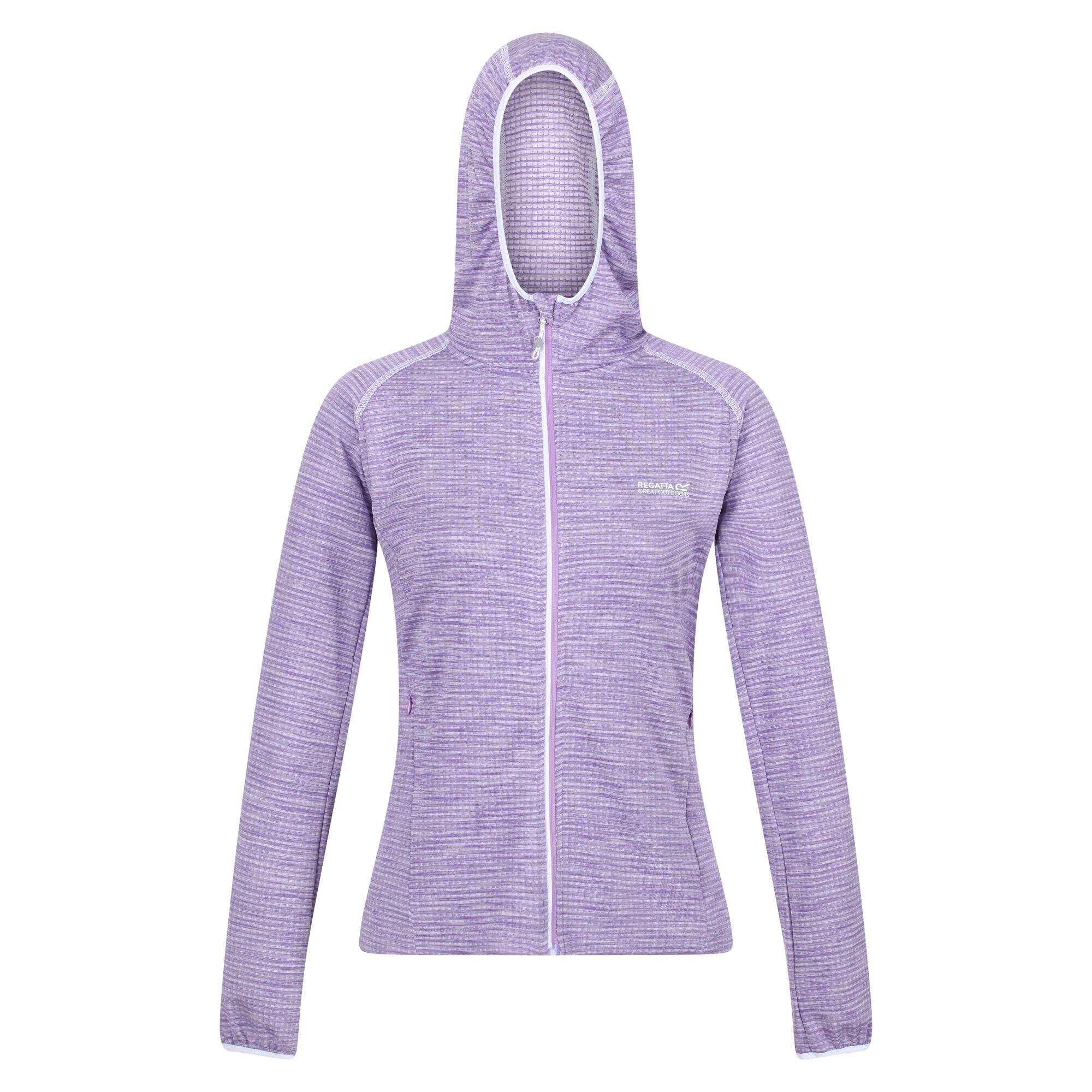 Womens/Ladies Yonder Full Zip Hoodie (Light Amethyst) 1/5