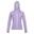 "Yonder" Hoodie mit durchgehendem Reißverschluss für Damen Amethystfarben