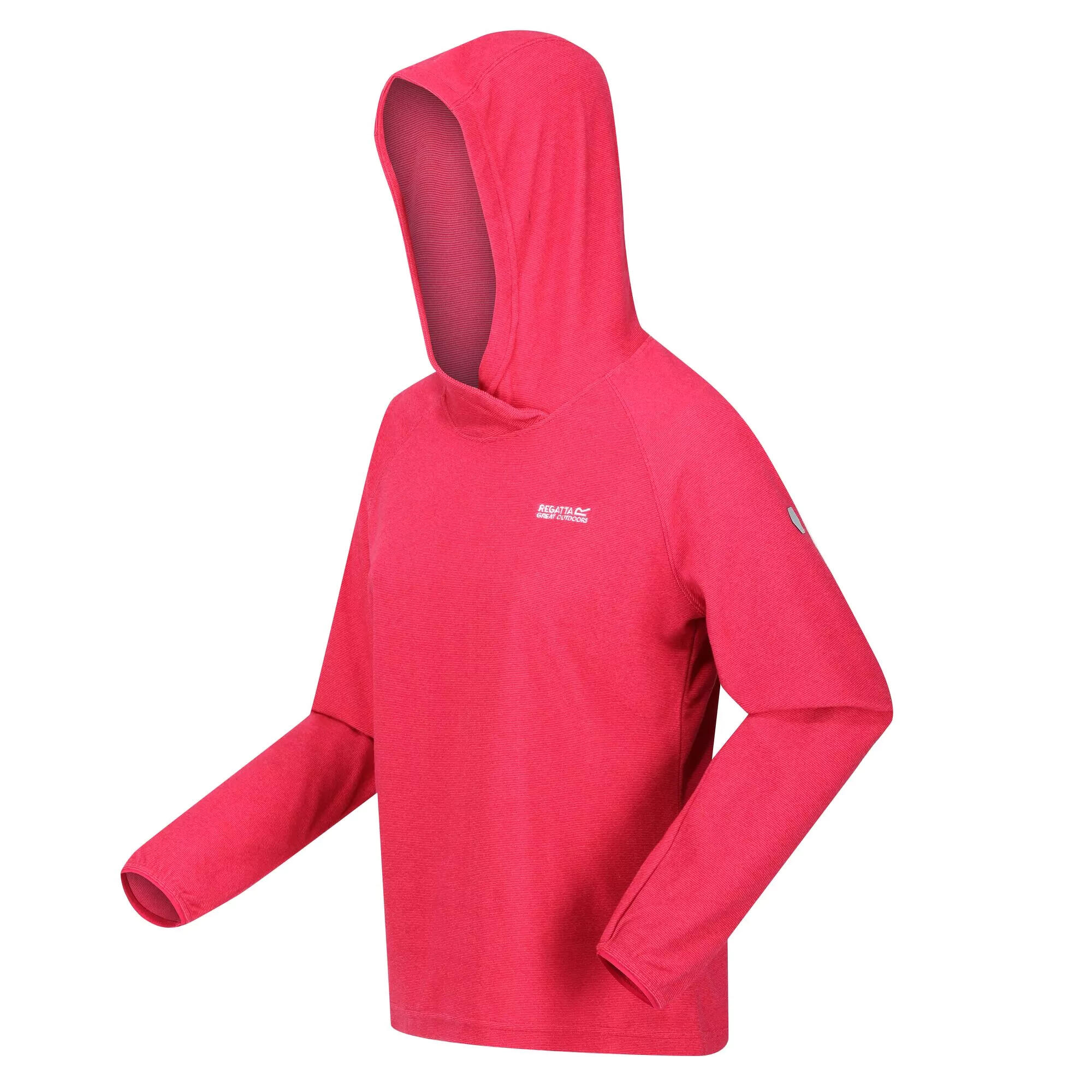 Womens/Ladies Montes Lightweight Hoodie (Pink Potion/Berry) 3/4