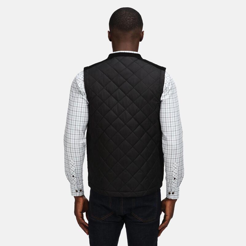 Gilet Imbottito Trapuntato Uomo Regatta Moreton Nero