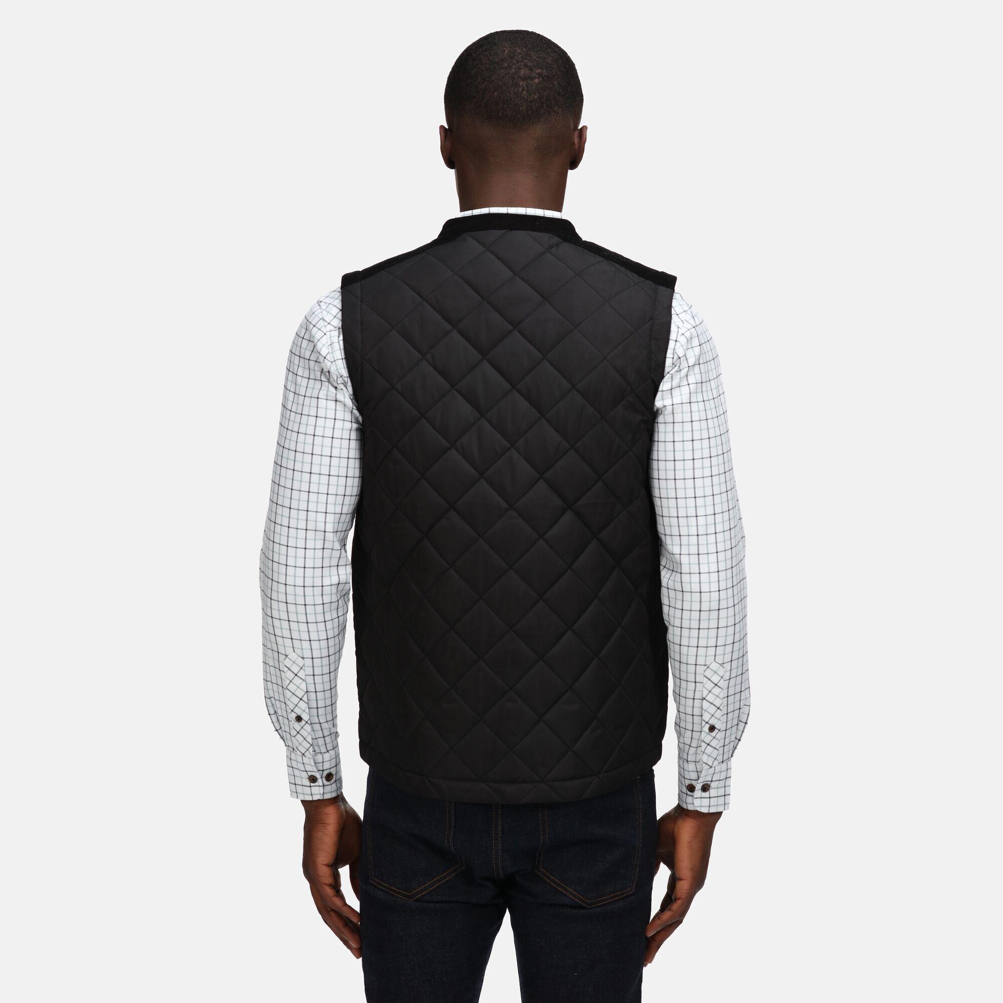 MORETON Men's sleeveless jacket (Black)