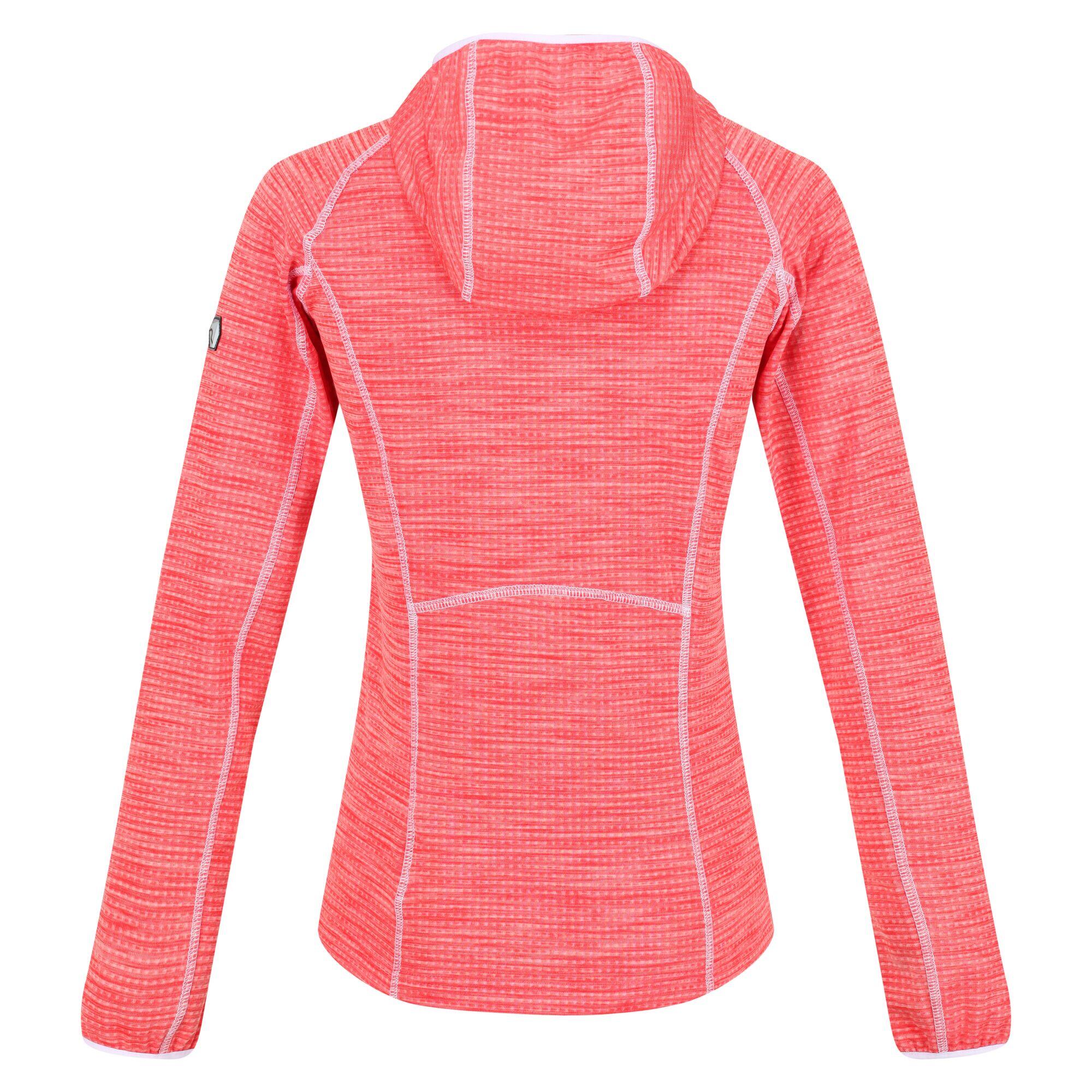 Womens/Ladies Yonder Full Zip Hoodie (Neon Peach) 2/5