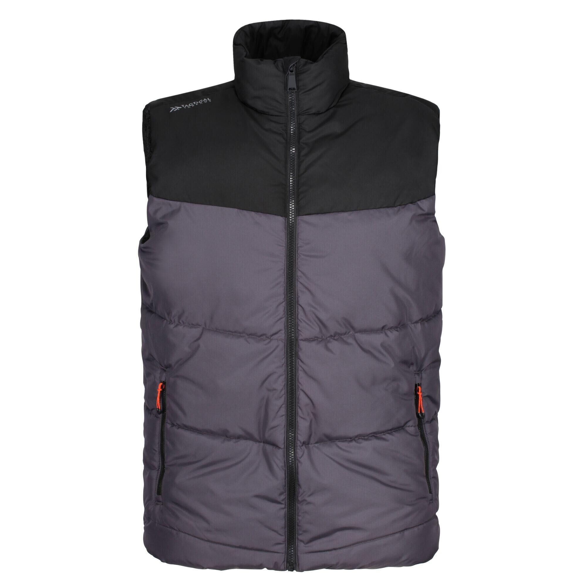 REGATTA Mens Regime Insulated Body Warmer (Iron/Black)