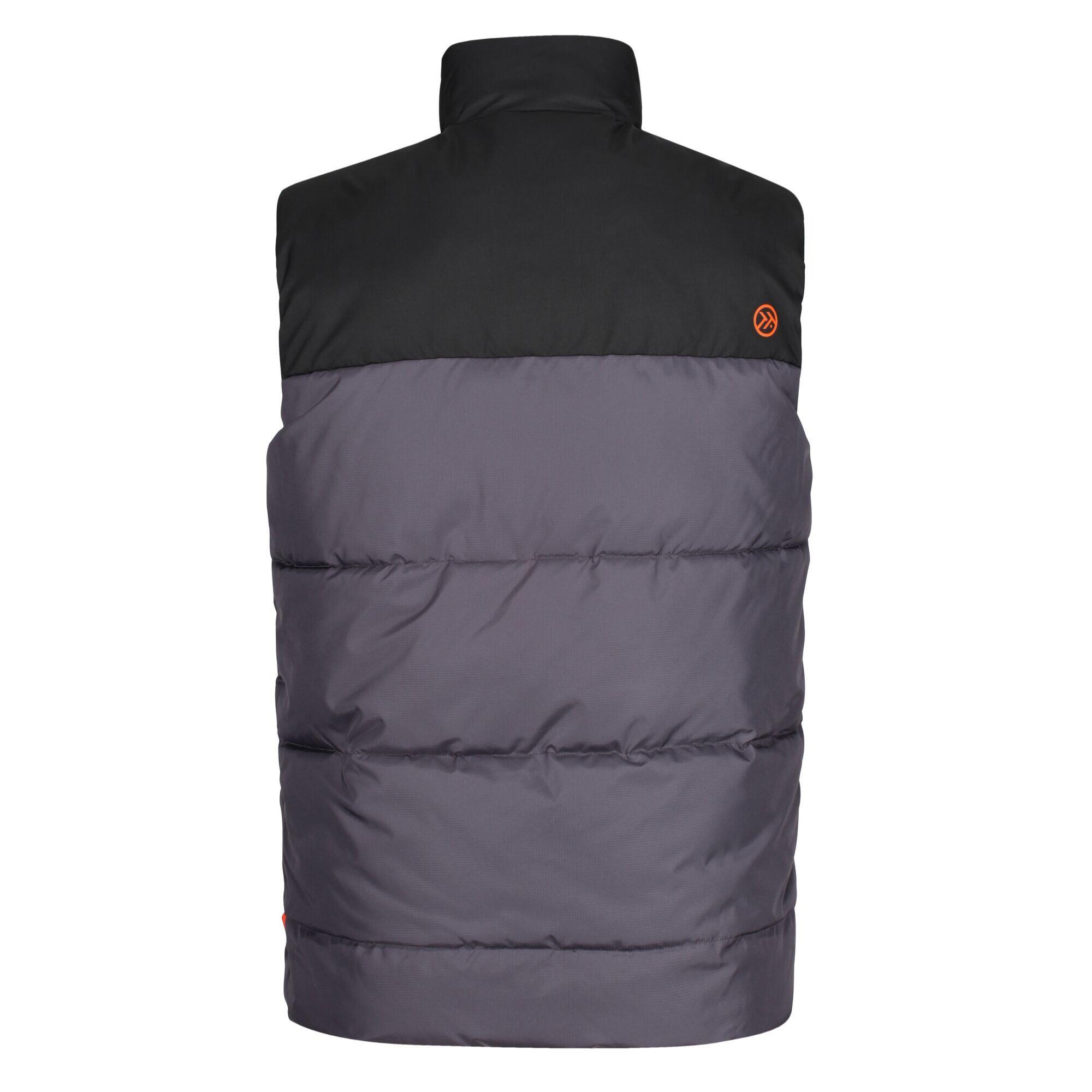 Mens Regime Insulated Body Warmer (Iron/Black) 2/5