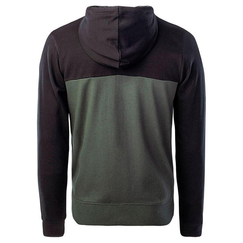 Heren Sabarin Full Zip Hoodie (Diep Woud/Zwart)