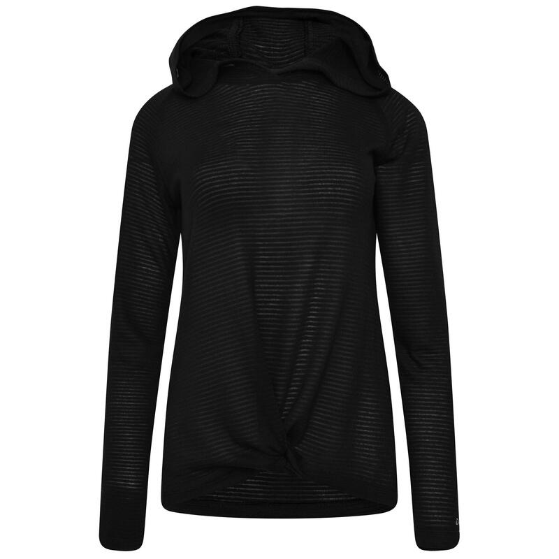 Dames Zie Resultaten Lichtgewicht Hoodie (Zwart)