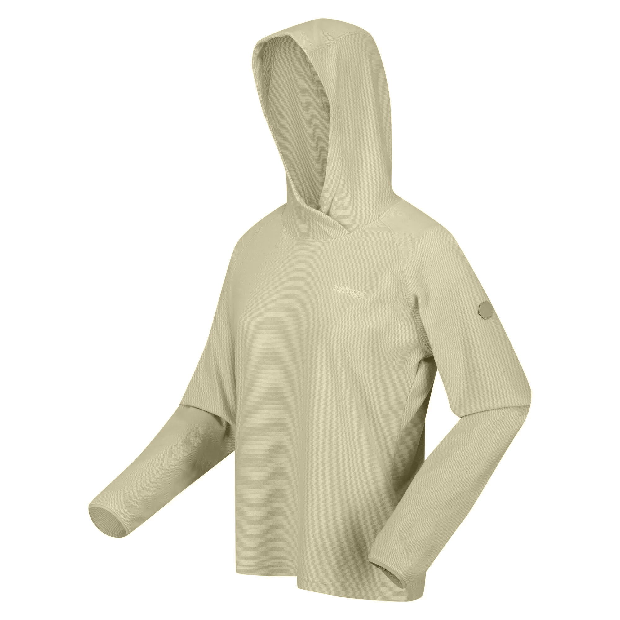 Womens/Ladies Montes Lightweight Hoodie (Capulet/White) 3/4