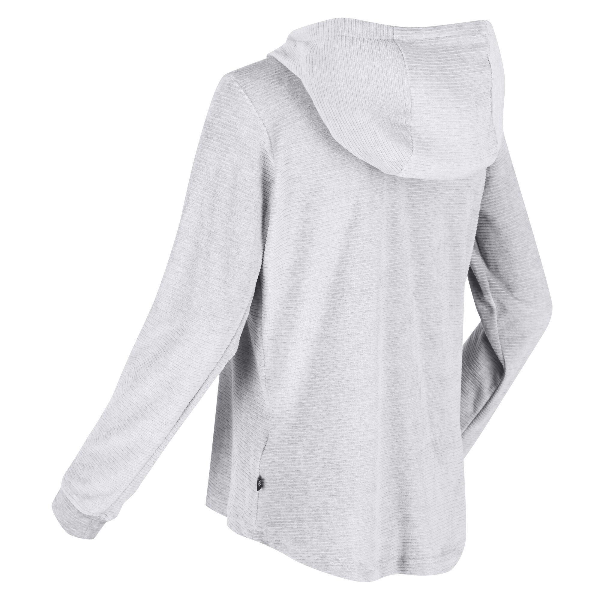 Womens/Ladies Chandra Marl Hoodie (Cyberspace) 3/5