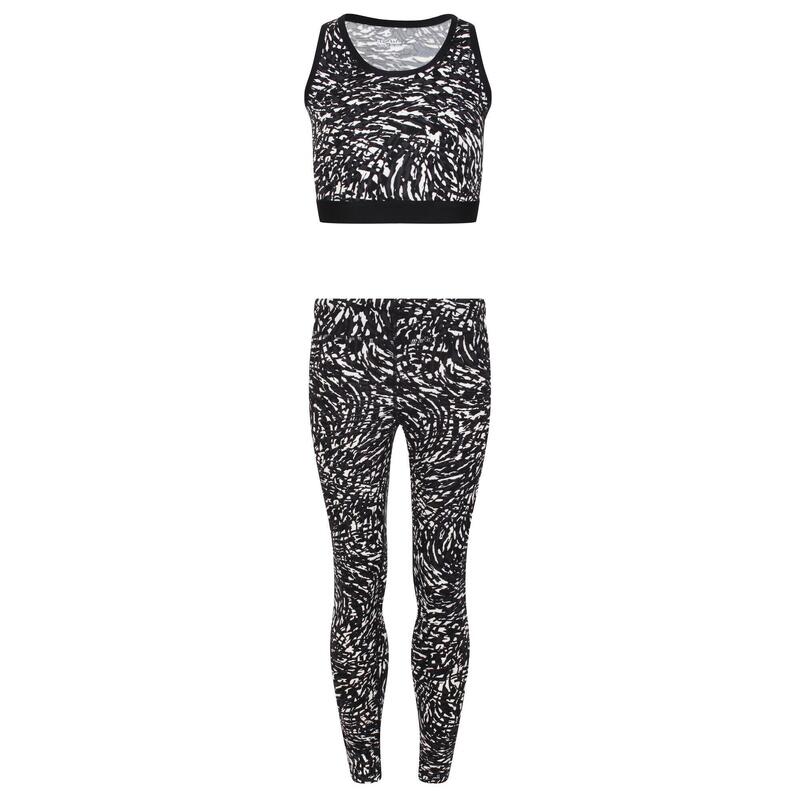 Ensemble tshirt et legging ATKIN Enfant (Noir / Blanc)