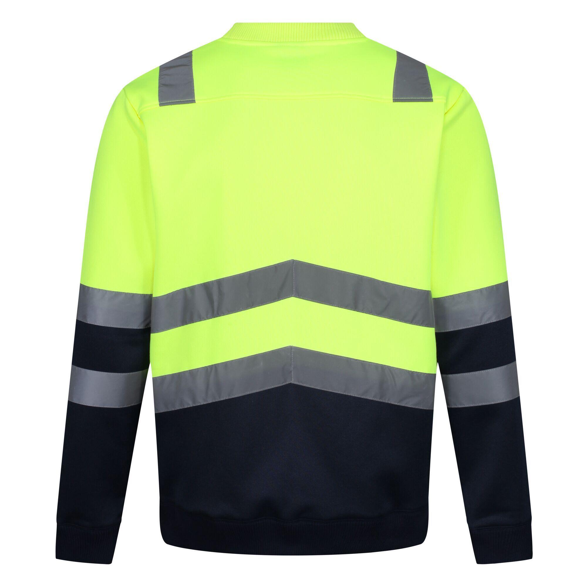 Mens HighVis Sweatshirt (Neon Yellow) 2/3