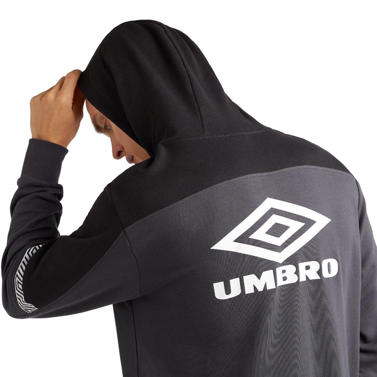 Sweat À Capuche SPORTS STYLE CLUB Homme (Gris / Noir) 4/4