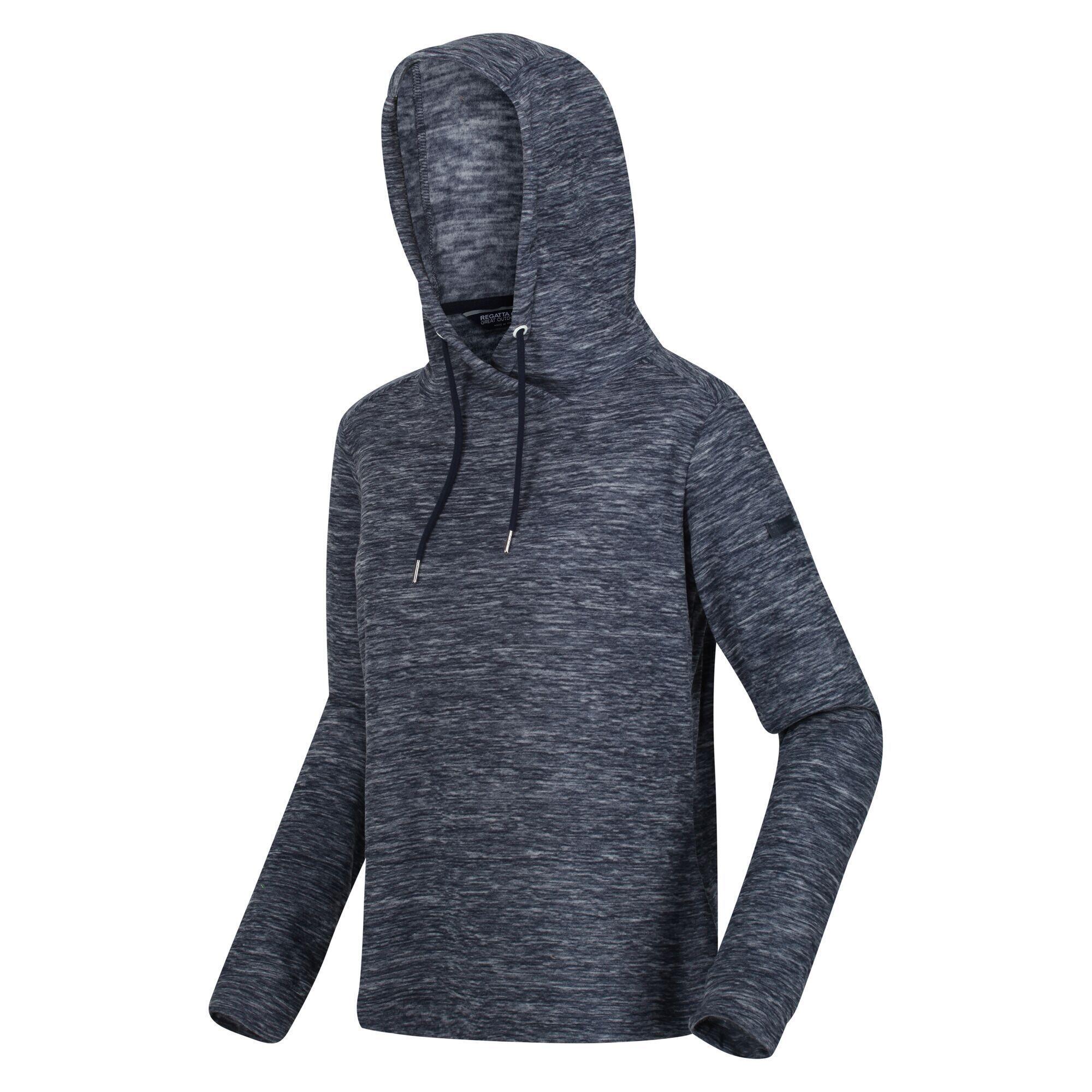 Womens/Ladies Chandra Marl Hoodie (Navy) 4/5