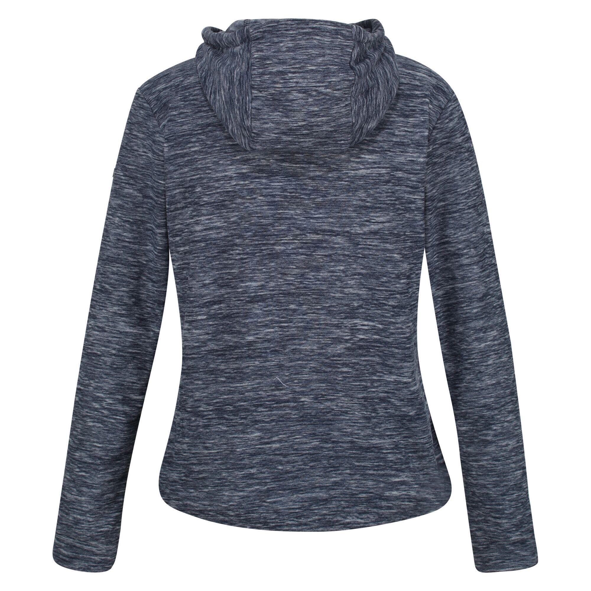 Womens/Ladies Chandra Marl Hoodie (Navy) 2/5