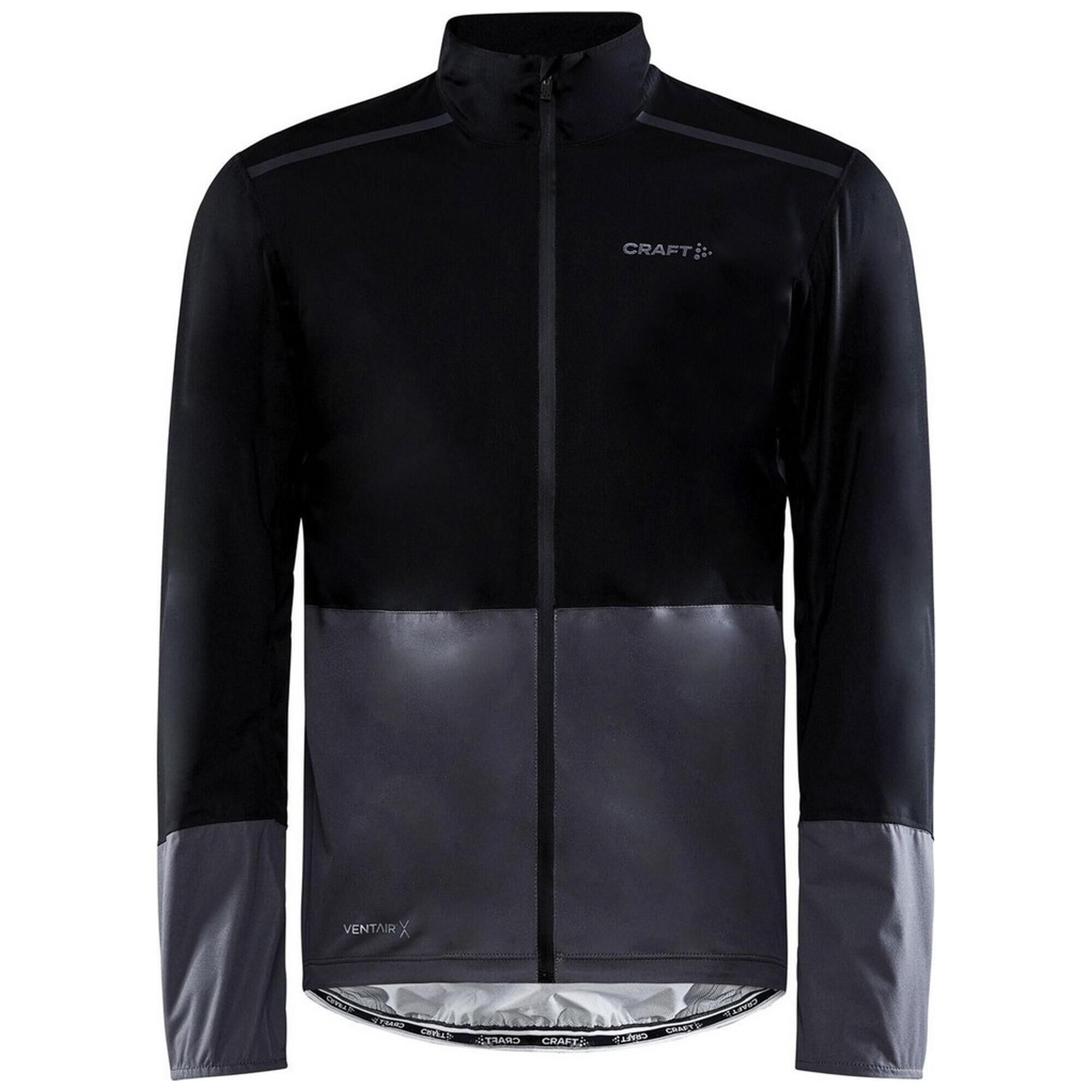 CRAFT Mens ADV Endur Cycling Jacket (Black/Granite)