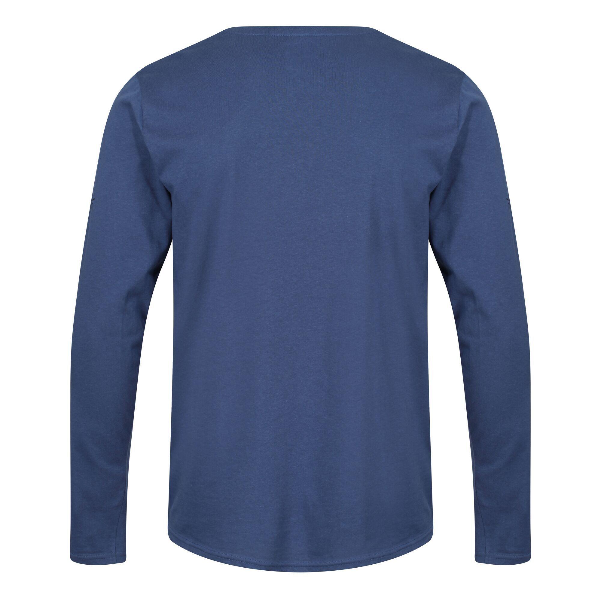 Mens Essentials LongSleeved TShirt (Pack of 3) (Grey/Blue/Black) 3/5