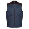 Heren Moreton gewatteerde bodywarmer (Marine)