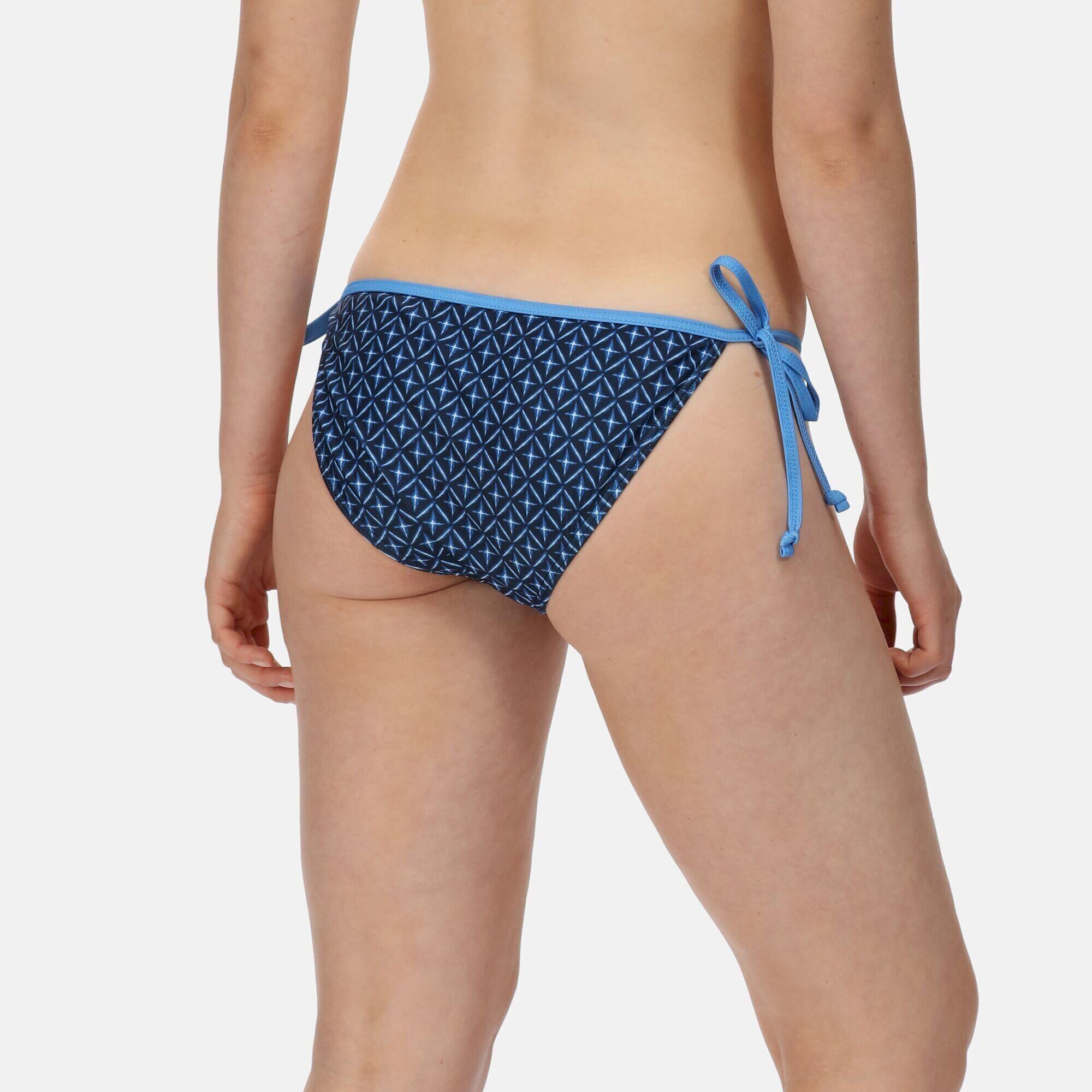 Womens/Ladies Aceana Tile Bikini Bottoms (Navy) 2/5