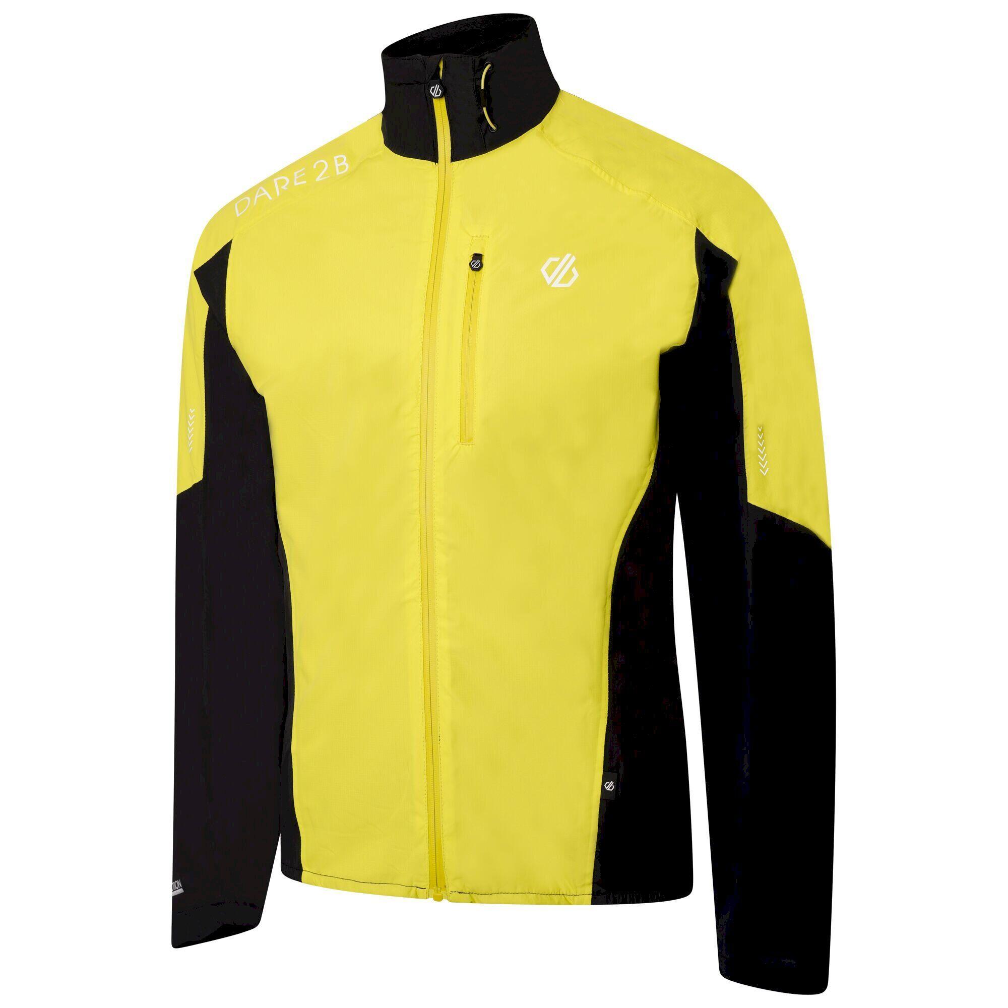 Mens Mediant II Cycling Jacket (Neon Spring/Black) 3/5