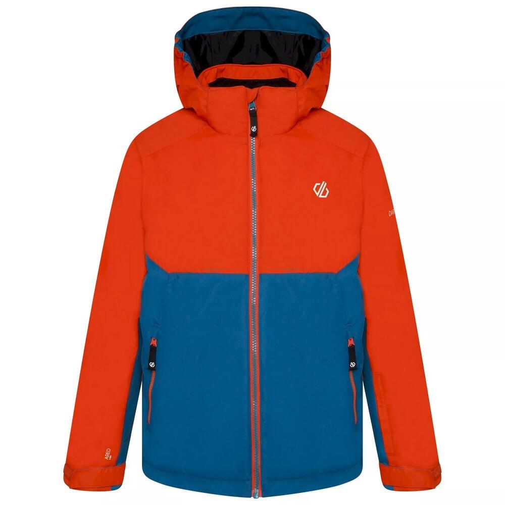 IMPOSE Children's ski jacket (Orange red / Dark teal)