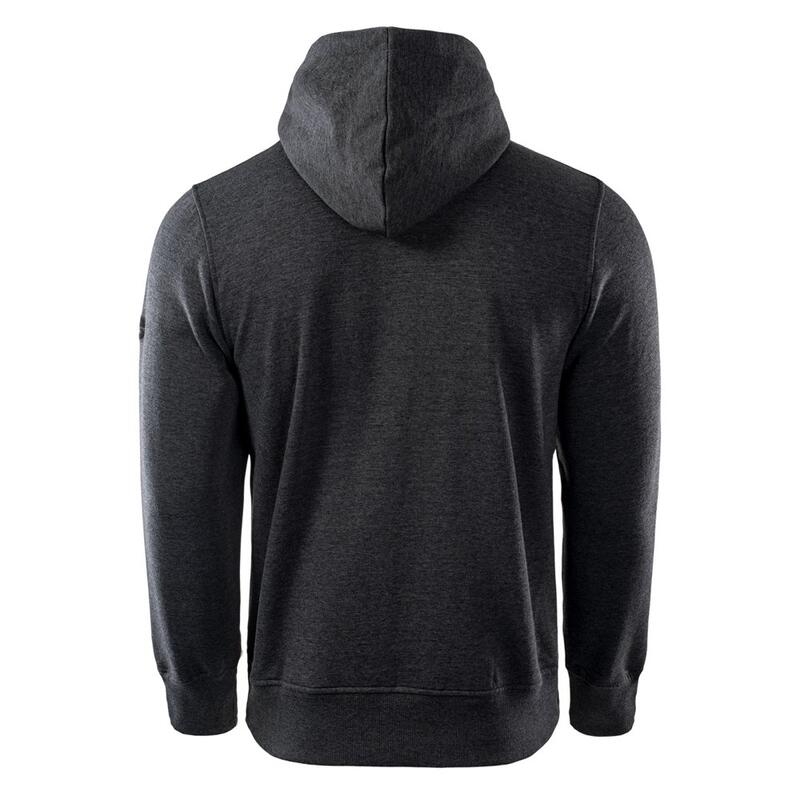 Sudadera con Cremallera Silian para Hombre Gris Oscuro Mezclado