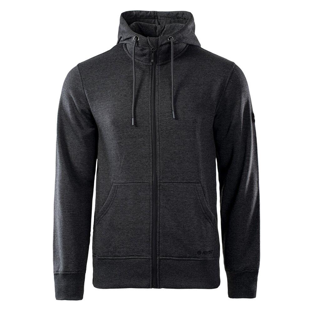 Hi-tec - Veste À Capuche Silian Homme (gris Foncé Chiné) - Pull - Gris|mauve - 40 M - Decathlon