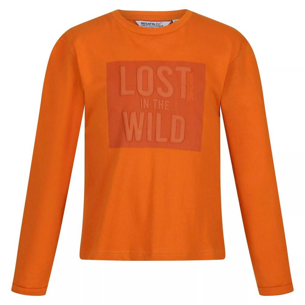 REGATTA Childrens/Kids Wenbie III Lost In The Wild TShirt (Autumn Maple)
