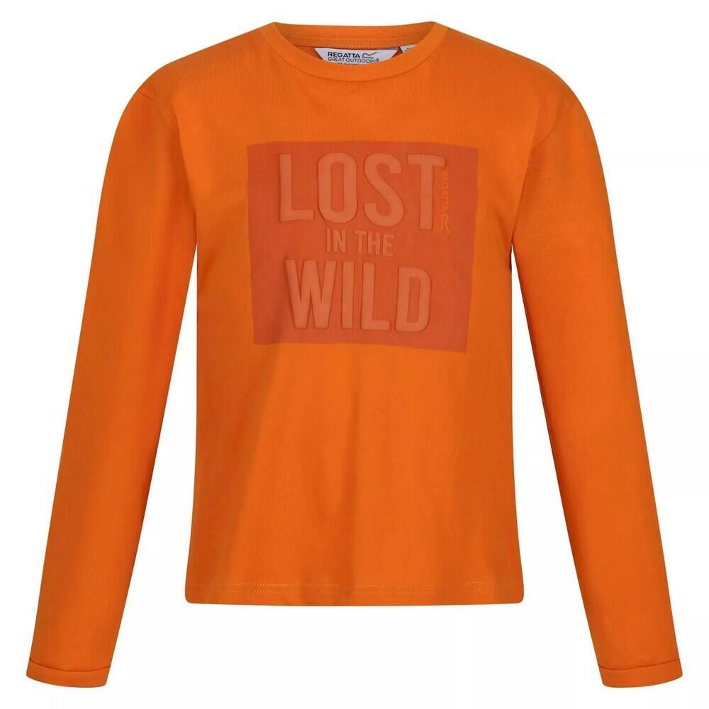 REGATTA Childrens/Kids Wenbie III Lost In The Wild TShirt (Autumn Maple)