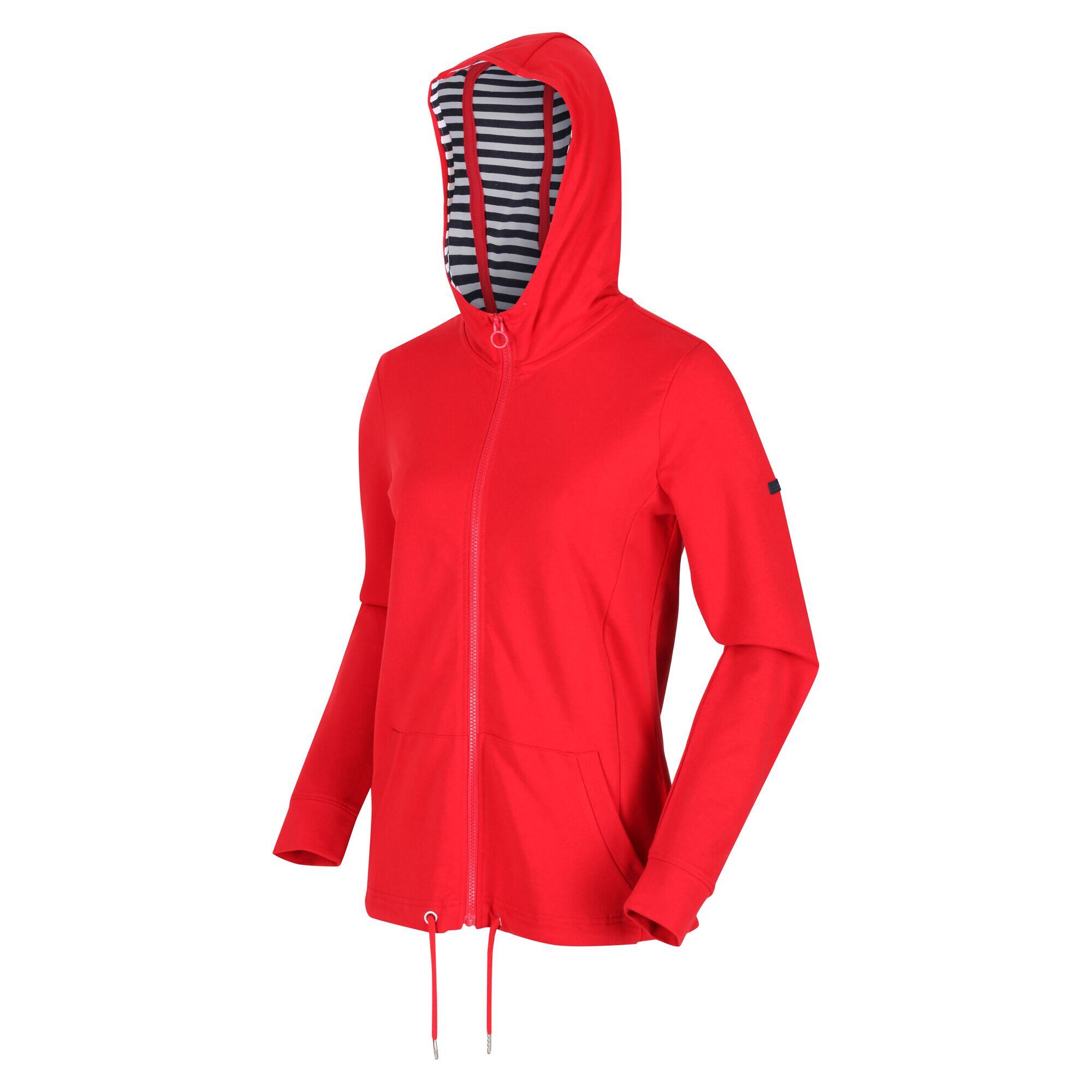 Womens/Ladies Bayarma Full Zip Hoodie (True Red) 4/5