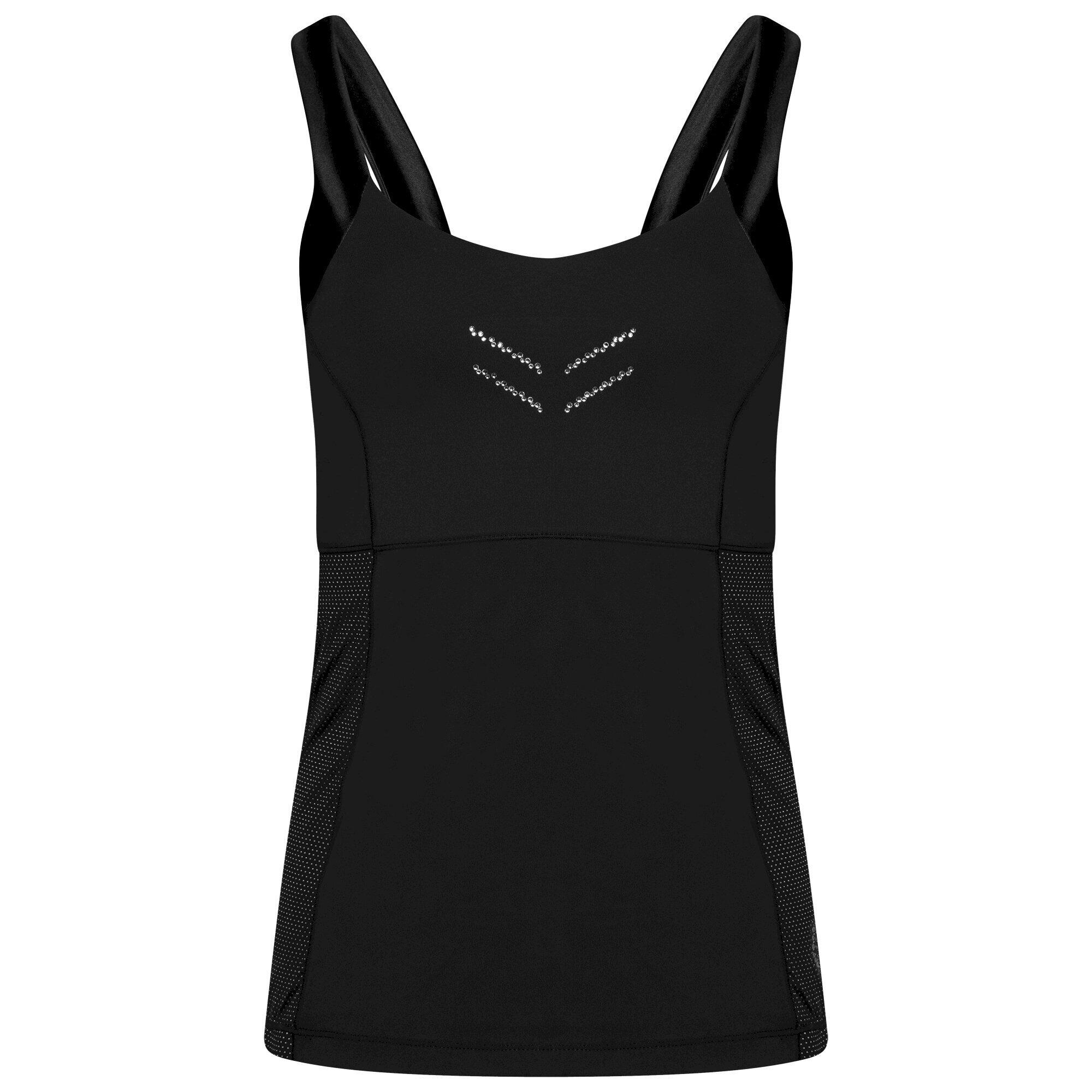 Womens/Ladies Crystallize Recycled Fitted Vest (Black) 1/5